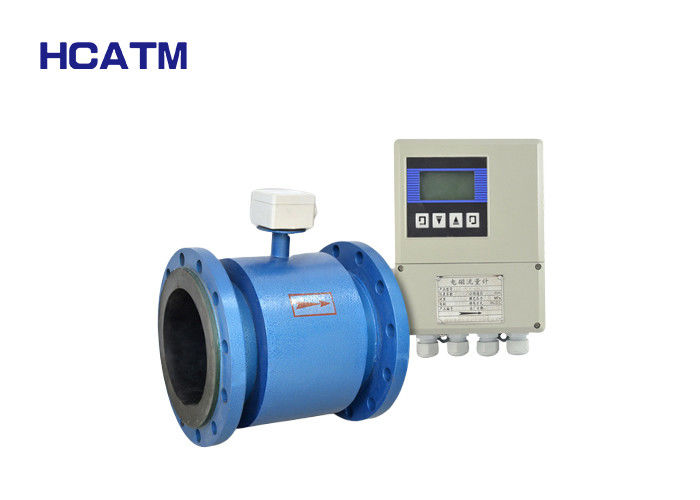 IP65 Insertion Magnetic Flow Meter Low Power Consumption DN6-DN3000mm Diameter