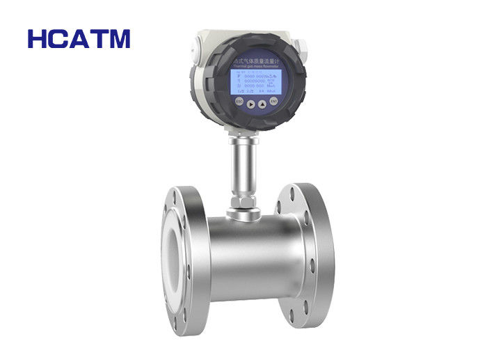 4-20mA RS485 Thermal Gas Mass Flow Meter , High Precision Thermal Mass Air Flow Meter