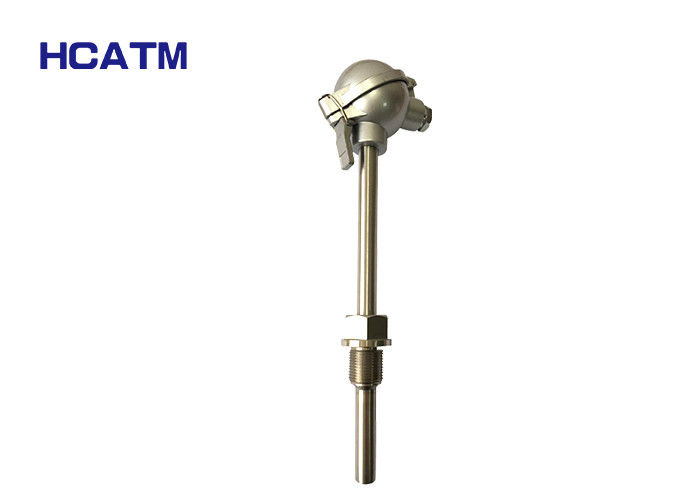 GMT102-A Gas liquid Pt100 Pt1000 three-wires RTD SS304 petroleum chemical high precision armored temperature sensor