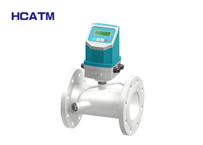 Ultrasonic Portable Flow Meter Transducer With Backlit LCD Display