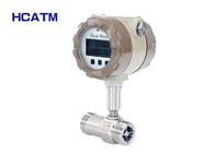 LCD Display Liquid Turbine Meter , Turbine Water Flow Meter Sensitive Response