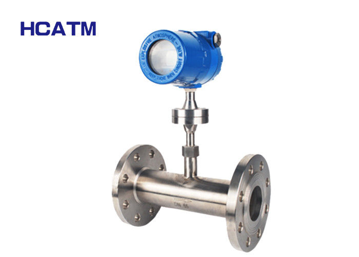 Flexible Installation Thermal Gas Mass Flow Meter With LCD Display