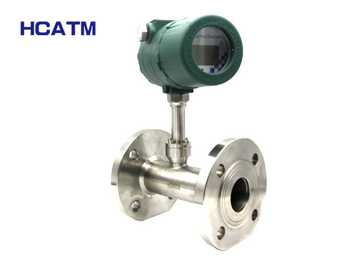 Flexible Installation Thermal Gas Mass Flow Meter With LCD Display