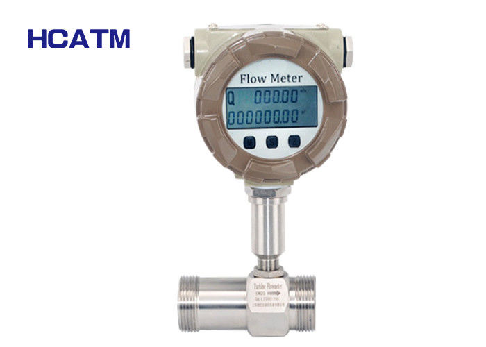 Stainless Steel Turbine Type Water Meter , Clamp Type Turbine Flow Metre