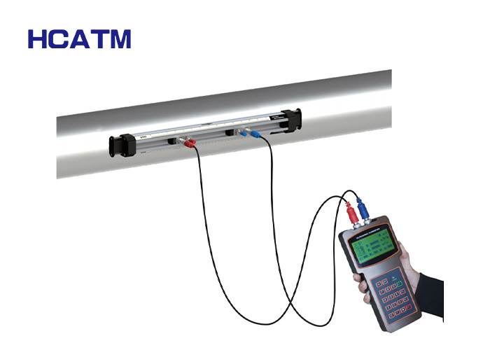 Handheld Flow Meter Transducer For Alcohol / Beer / Various Oils