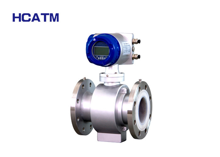 Digital Flange Electromagnetic Flow Meter 4-20mA With High Accuracy
