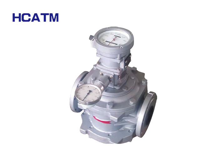 High Viscosity Liquid Oval Gear Flow Meter Pd Type Flow Meter Easy Maintenance