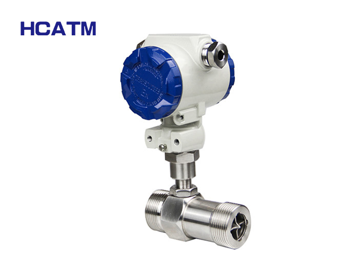 Stainless Steel Axial Digital Turbine Type Water Flow Meter With High Precision